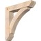 Ekena Millwork Thorton Slat Smooth Bracket w/ Offset Brace, Douglas Fir, 7 1/2"W x 36"D x 36"H BKT0806X36X36THR06SDF - alternate 1